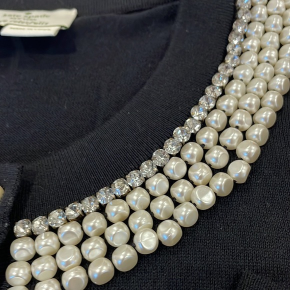 Kate Spade, black cardigan. XS. - Picture 4 of 12